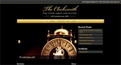 Desktop Screenshot of clockrepairraleigh.com